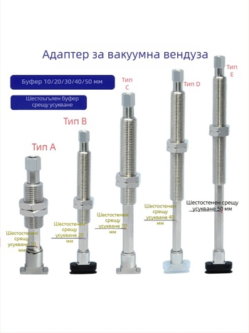 Вакуумна всмукваща чаша за индустриално роботизирано рамо, дълга лентовидна овална форма, силиконова, устойчива на високи температури, антистатична.