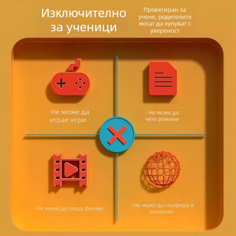 5-инчово джобно устройство за английски език с голям екран, повторение и слушане на думи