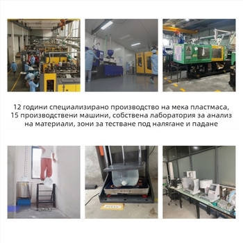 5–20 л сгъваема водна кофа с носик за къмпинг и автомобил