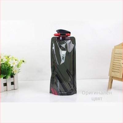 Сгъваема хидрационна чанта 700 ml PVC водоустойчива за походи, колоездене и спорт