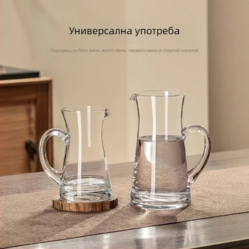 Комплект диспенсър за ликьор с голям капацитет за домашна употреба, стъклена декантер, 1000 ml