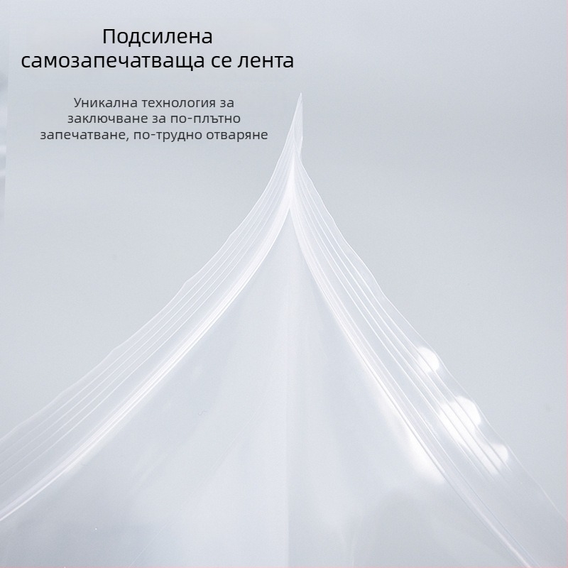Прозрачни PE торбички за храна със запечатване и запазване на свежестта, малък и голям размер, удебелени