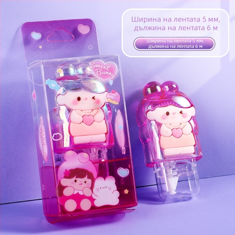Мило комплект за корекция с лента и течност за ученици — гладък и преносим пакет