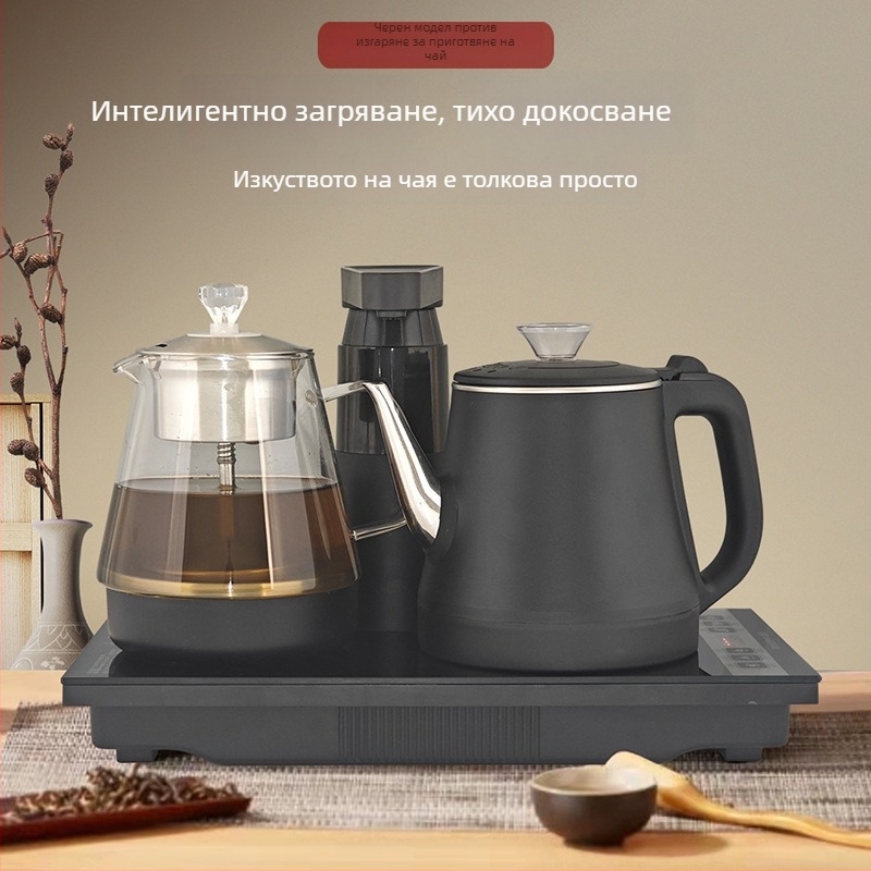 Умен напълно автоматичен електрически чайник с водоснабдяване и вградена обвивка за домашна чаена маса