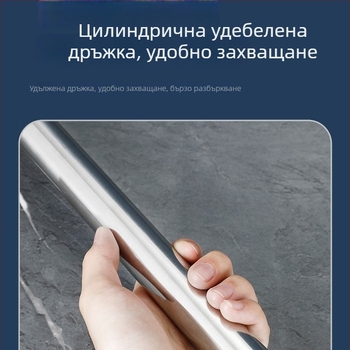 Комерсиална лопатка от неръждаема стомана с дълга дръжка за разбъркване в големи съдове