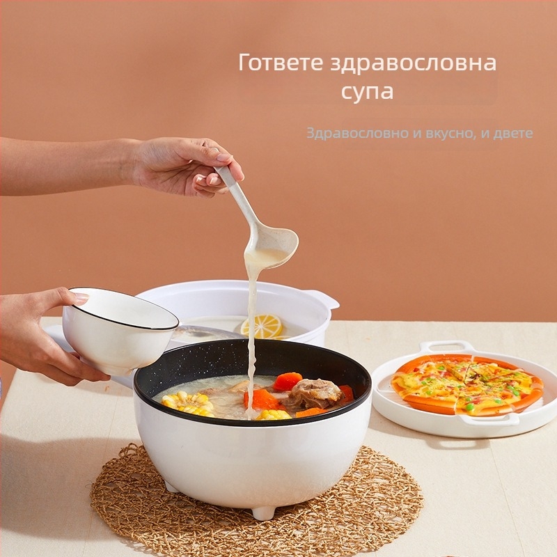 Електрически уок с интегриран дизайн, незалепващ, многофункционален кухненски съд за домашна употреба