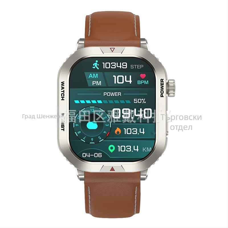 ZW66 Смарт часовник с Bluetooth разговори, push известия, изтегляне на циферблата, измерване на сърдечен ритъм и крачкомер
