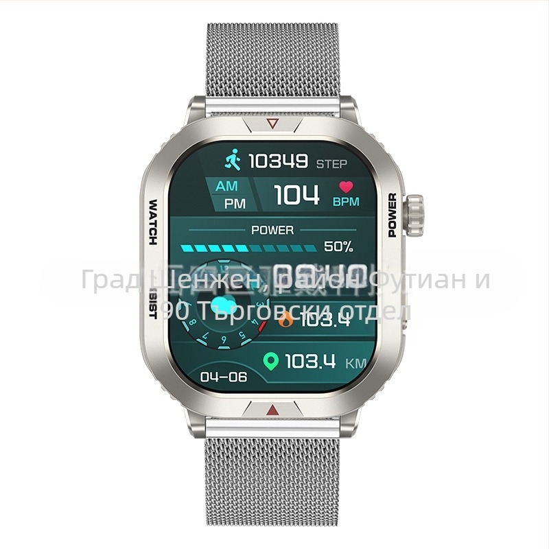 ZW66 Смарт часовник с Bluetooth разговори, push известия, изтегляне на циферблата, измерване на сърдечен ритъм и крачкомер