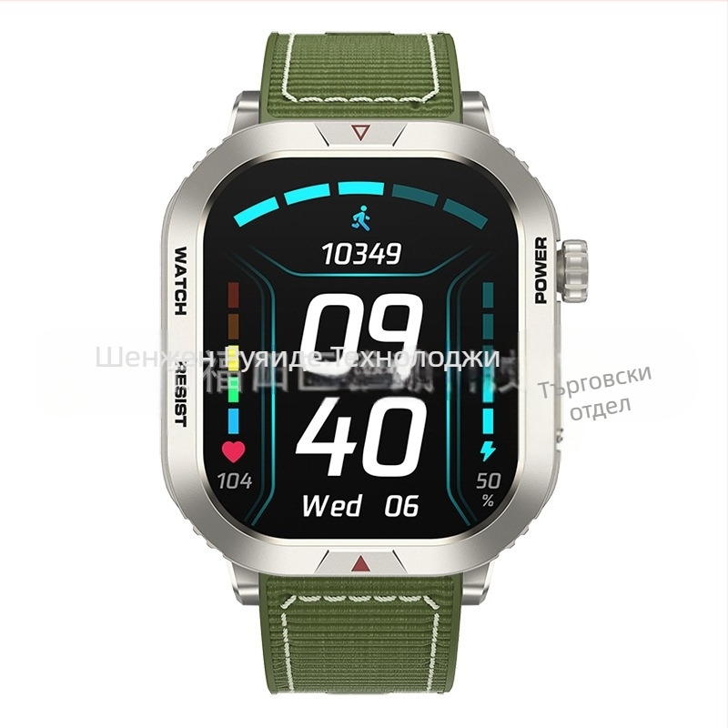ZW66 Смарт часовник с Bluetooth разговори, push известия, изтегляне на циферблата, измерване на сърдечен ритъм и крачкомер