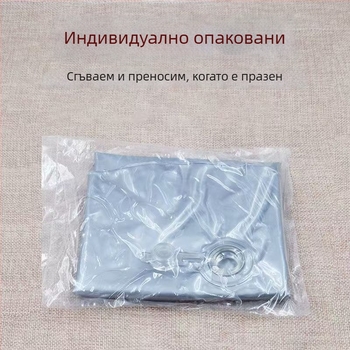 Баластна водна торба 50 см за открито: основа за чадър и къмпинг, водонапълваща