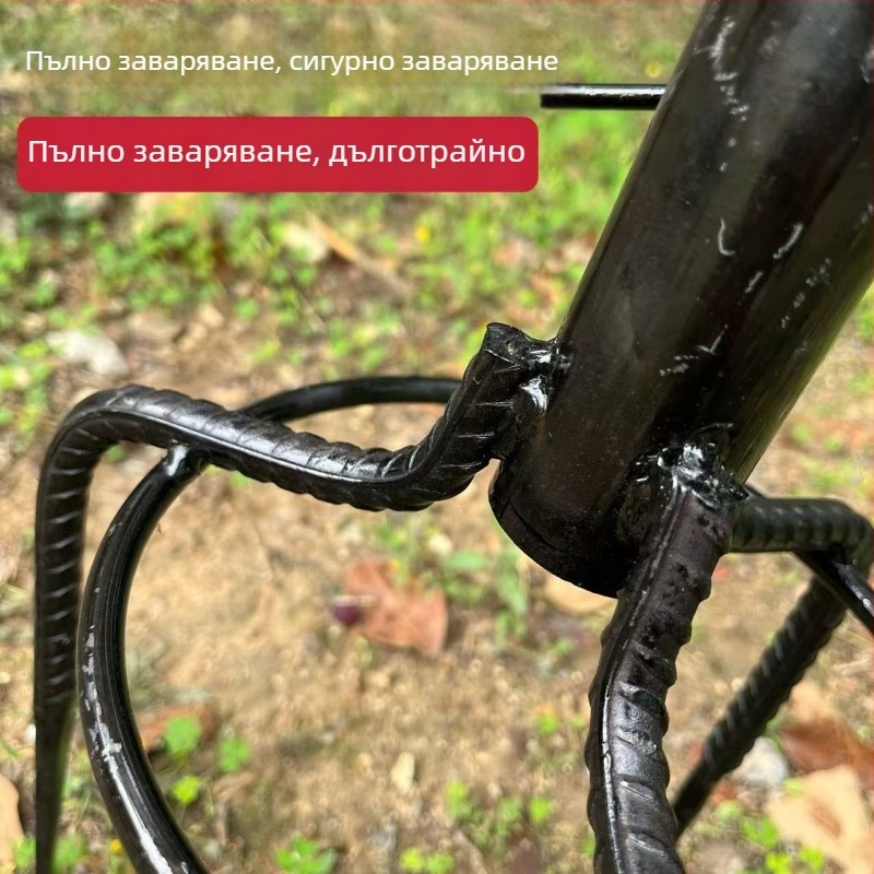Стойка за чадър за къмпинг с трипод и триъглова основа, за щандове и риболовни чадъри, за външна употреба