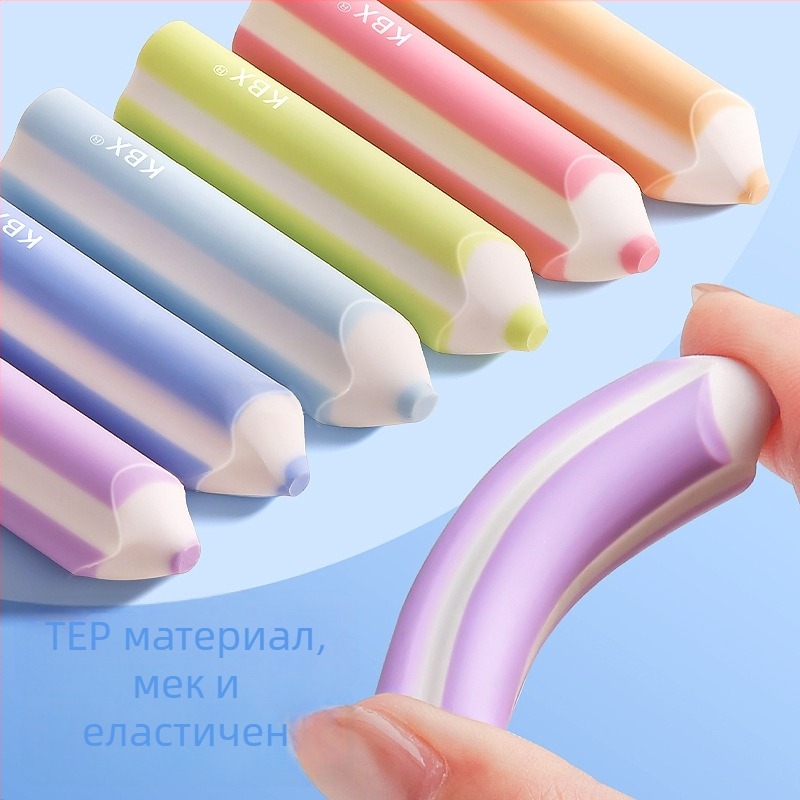 Гумичка за моливи без трохи, супер чиста и без следи, карикатурен дизайн, сладък външен вид за ученици в началното училище