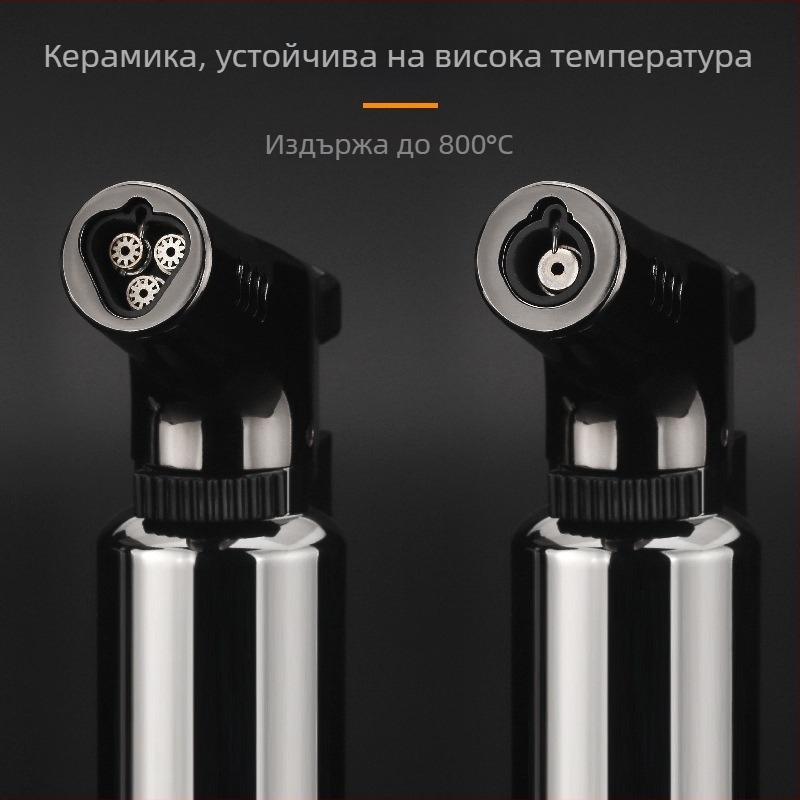 Газова горелка с тройна пламъчна технология, ветроустойчива, за кухня, дом и открито барбекю; за моксибустация и запалване