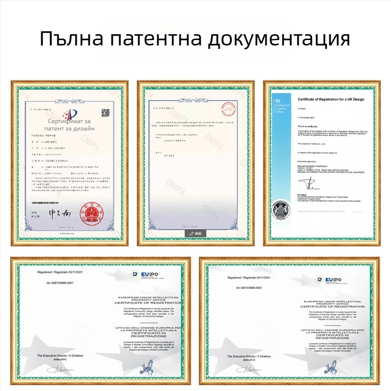 Eagle Claw тренажор за хват: петопръстен уред за сила на пръстите и топка за захват за катерене