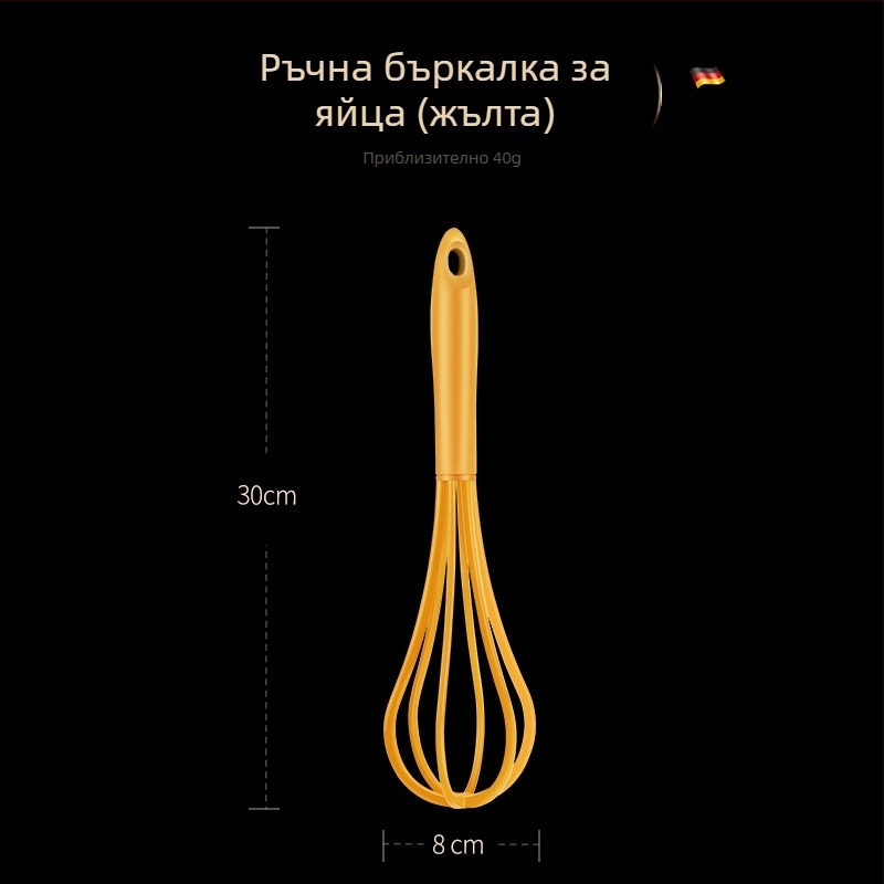 Креативен северноевропейски цветен ръчен разбивач за яйца – ръчен миксер за крем