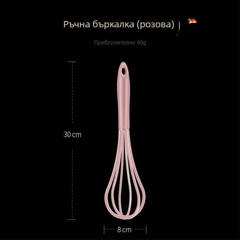 Креативен северноевропейски цветен ръчен разбивач за яйца – ръчен миксер за крем
