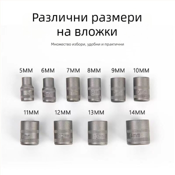 38-в-1 универсален набор торцеви глави и отвертки с трещотка за домашна, автомобилна и индустриална поддръжка