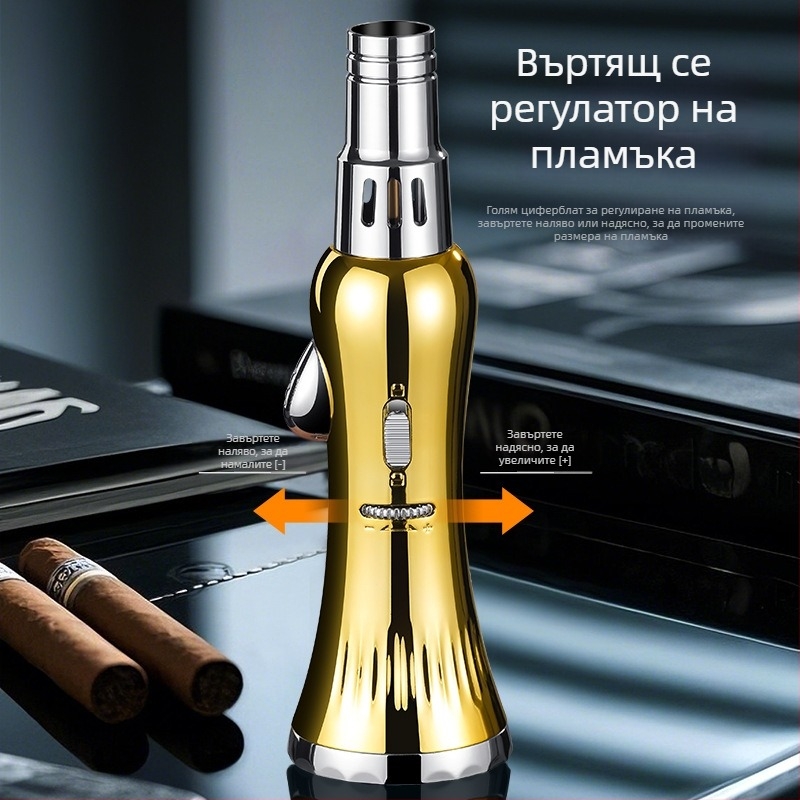 Преносим ветроустойчив факел‑горелка за открито барбекю