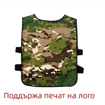 Камуфлажна детска жилетка без ръкави за външни тренировки — за деца в детска градина и начално училище, тактическа жилетка