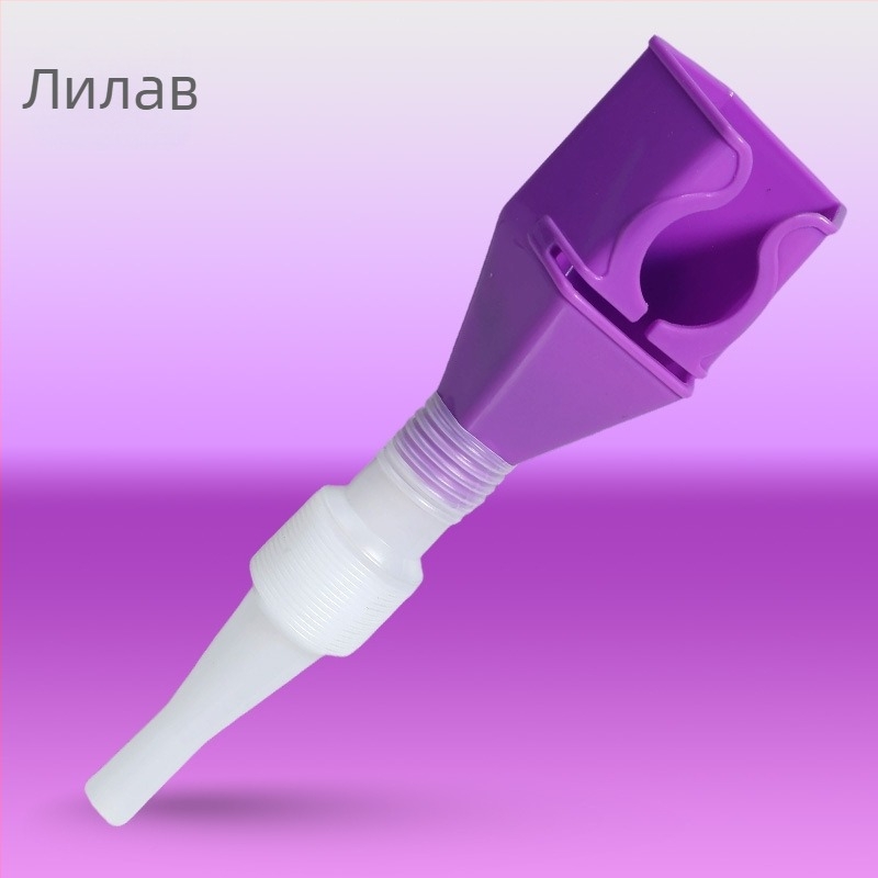 Квадратен фунайл със щракващ клип, удебелен пластмасов фунайл за добавяне на масло в автомобил, сгъваем за изливане без ръце