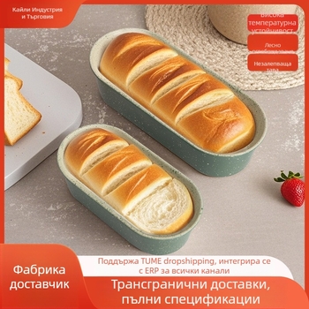 Дълга форма за тост от въглеродна стомана за хляб и торти