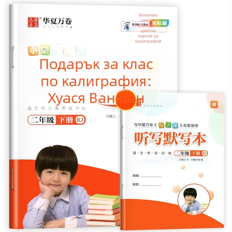 Учебник по калиграфия: упражнения за писане за 1–2 клас (първи семестър) и 3–5 клас (пълен годишен курс)