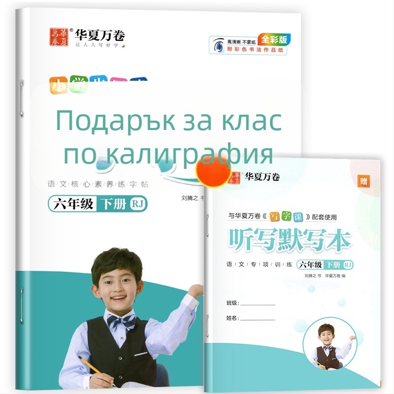 Учебник по калиграфия: упражнения за писане за 1–2 клас (първи семестър) и 3–5 клас (пълен годишен курс)