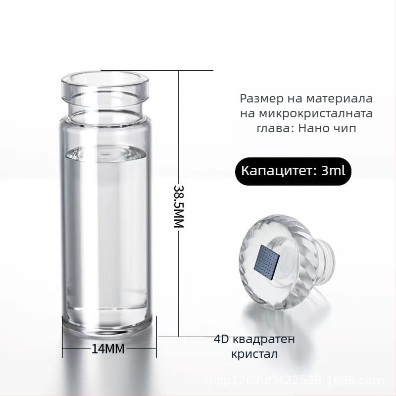 Нано водно-светлинна микро кристална глава за растеж на косата с микро-игла и ампулни консумативи
