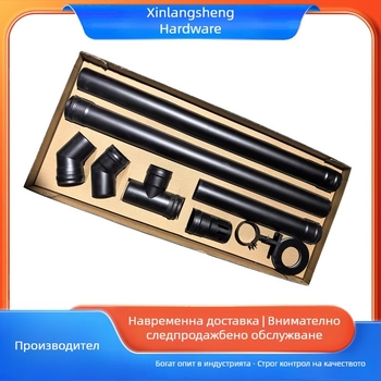 Усилена димоотводна тръба за стенен котел, 304 неръждаема стомана, аксесоари за комин