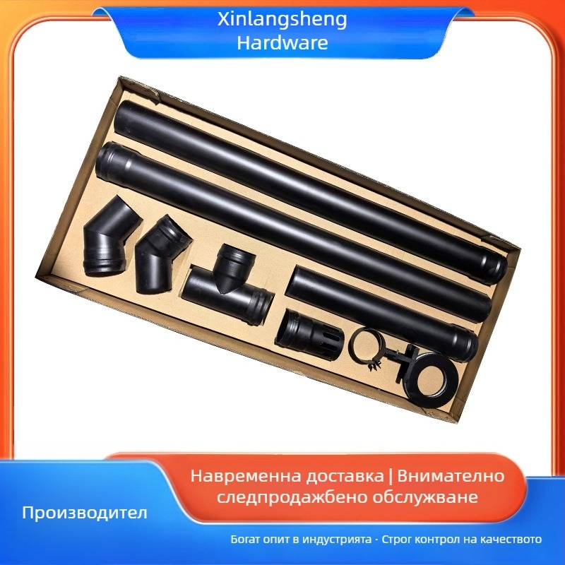 Усилена димоотводна тръба за стенен котел, 304 неръждаема стомана, аксесоари за комин