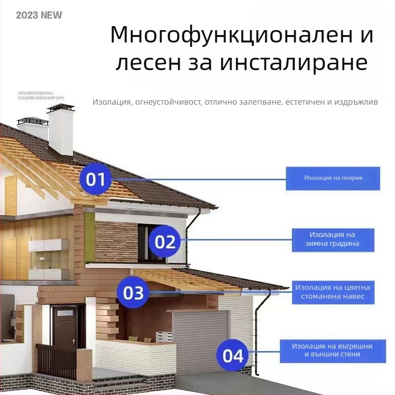 XPS изолационна плоча за слънчево помещение с алуминиево фолио, висока температурна устойчивост, висока плътност
