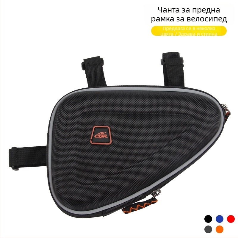 CBR триъгълен джоб за инструменти за велосипед, монтаж върху горната тръба, аксесоар за планински велосипед