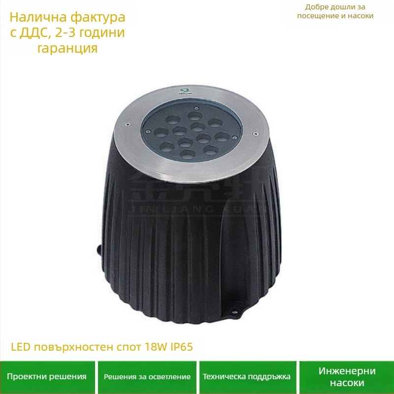 Cree LED прожектор за миене на фасадата с регулируем лъч и външен корпус (монтаж на повърхност или скрит монтаж)