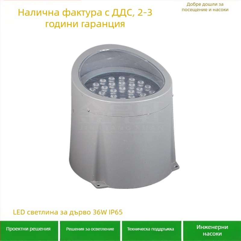 Cree LED прожектор за миене на фасадата с регулируем лъч и външен корпус (монтаж на повърхност или скрит монтаж)