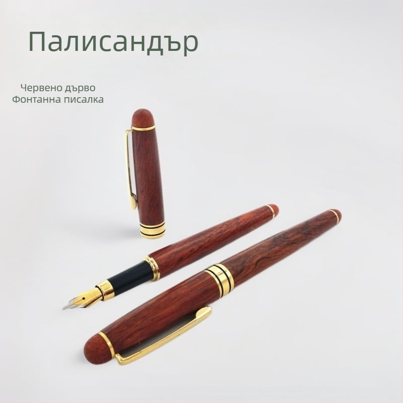 махагонова писалка с двойно предназначение и възможност за гравиране — корпоративни подаръци и сувенири