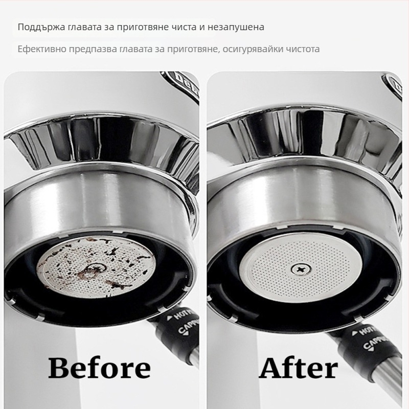 2-частен комплект метални филтърни мрежи за moka pot, размери 56/59/61/65/68 мм, за ръчно приготвяне на кафе, филтърна хартия