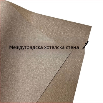 Целогодишна PVC стенна облицовка за проект на хотел Atour Vienna Orange, височина 2.8 м, устойчива на влага и огнеустойчива.