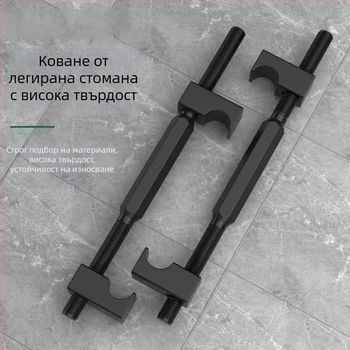 Компресор за пружини на амортисьора с щипка — инструмент за демонтаж и монтаж на амортисьори за мотоциклети и автомобили