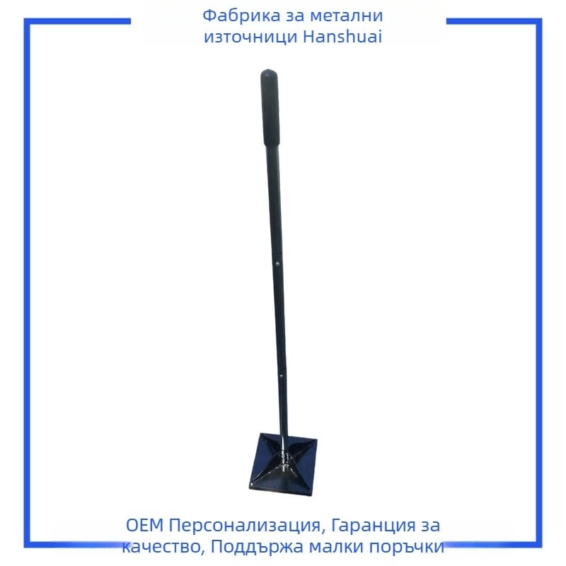 Градински компактор за почвата с разглобяем прът