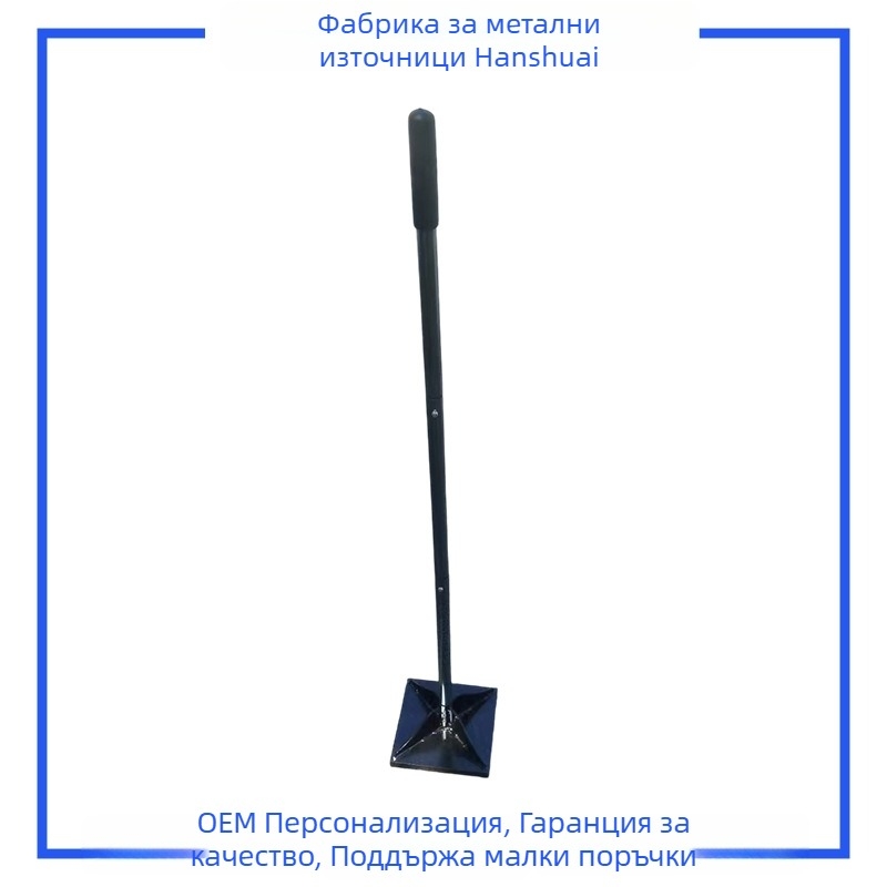 Градински компактор за почвата с разглобяем прът