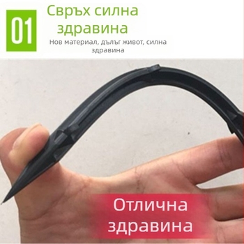 Пластмасови пирони за закрепване на мрежа против плевели и полимерно фолио в оранжерия
