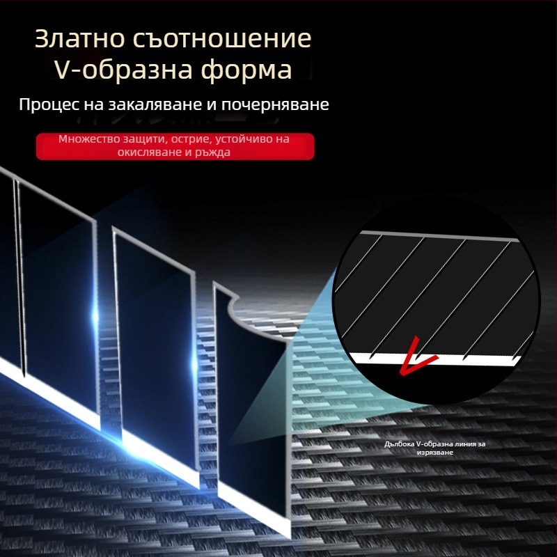 086 тип здрав канцеларски нож за тапети, нож за тапети и утежнен голям резач за хартия