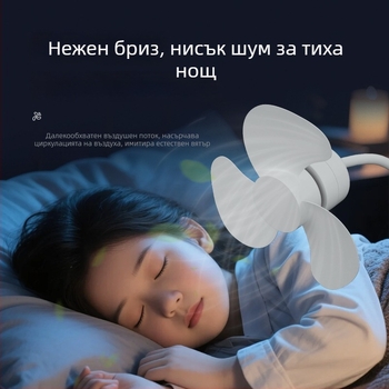 Вентилатор с интегрирана тройна розетка, компактен и тих за баня и кухня