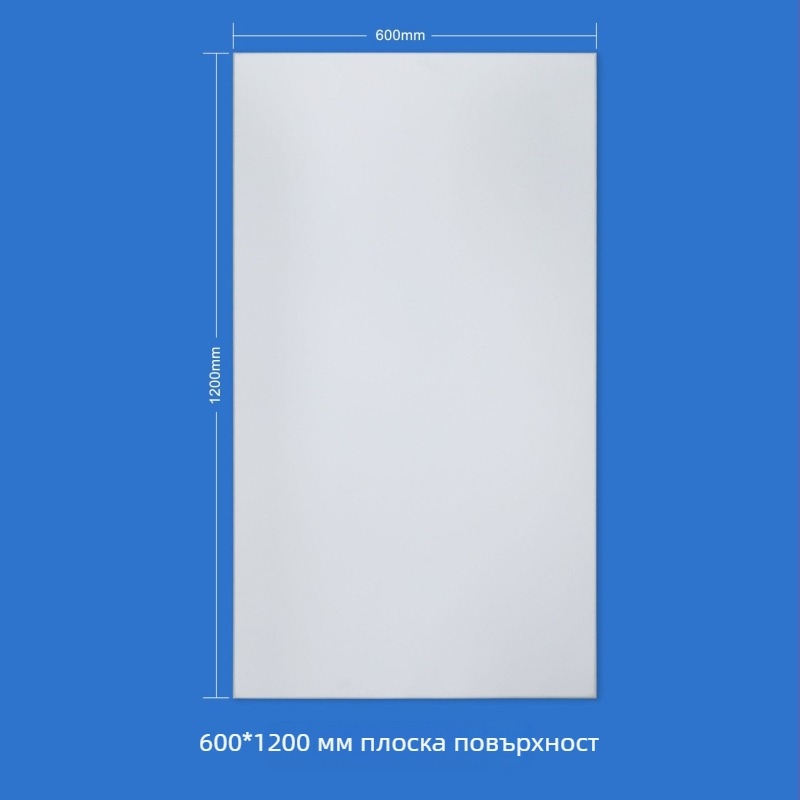 Интегриран таван алуминиев панел 300×1200 матово бял, ламиниран покритие, 30×120 за болнични коридори и офис сгради