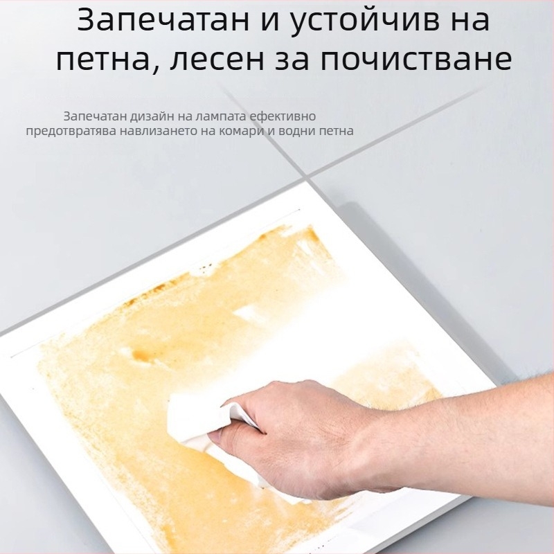 Jiamei LED плосък панел за таван 300x300, вградена светлина за офис