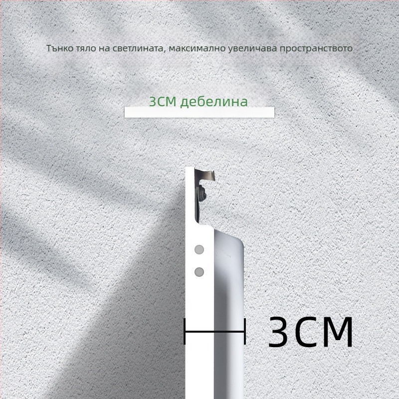 Triac тиристор 110V интегриран таванен LED панел, 120×60 см, лека стоманена рамка и плоча минерална вата