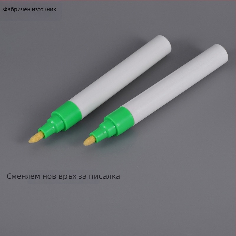 Комплект за течна тебеширена писалка: празен пластмасов корпус, аксесоари за тръба и връх на писалката за графити