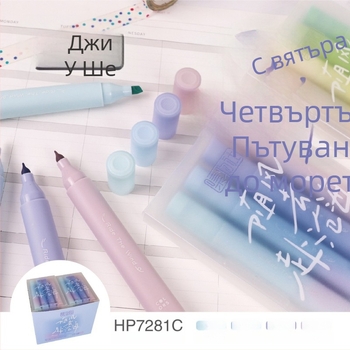 Collection Society 7281 комплект флуоресцентни маркери с мек връх за бележки и рисуване