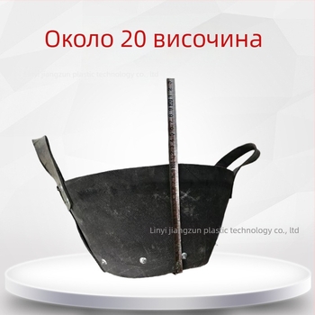 Голяма дебела гумена кофа за бетон за строителни обекти, водоустойчива бетонна форма