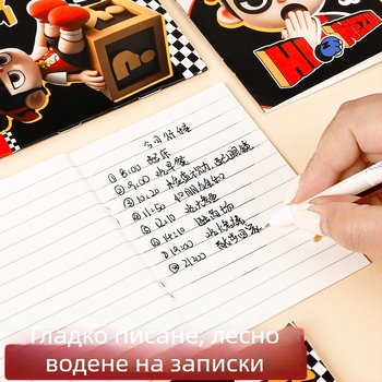 Официално лицензирана тетрадка Hi Nezha, малък размер B7, карикатурен стил, за офис и учене, тетрадка за грешки